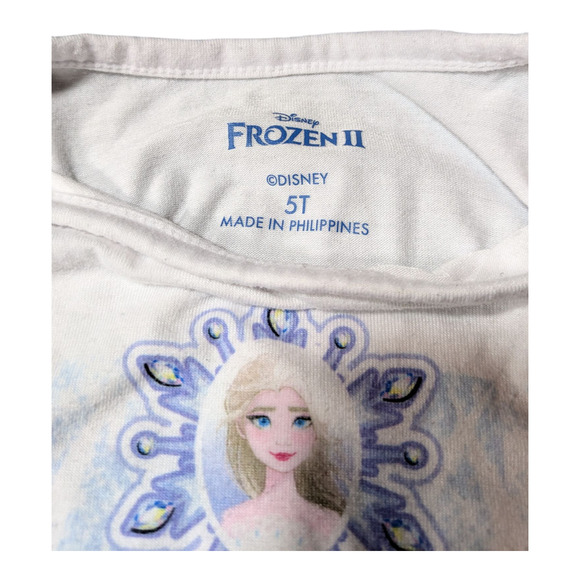 Frozen 2 - Elsa - Girls T-shirt and Skirt Set - Size 5T - Well Cared For - Picture 5 of 12